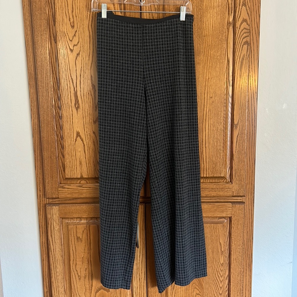JJill Checked Ponte Pants.